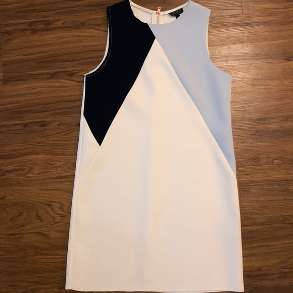🥂TOPSHOP🥂COLOR-BLOCK SHEATH DRESSING🥂 - Picture 6 of 8
